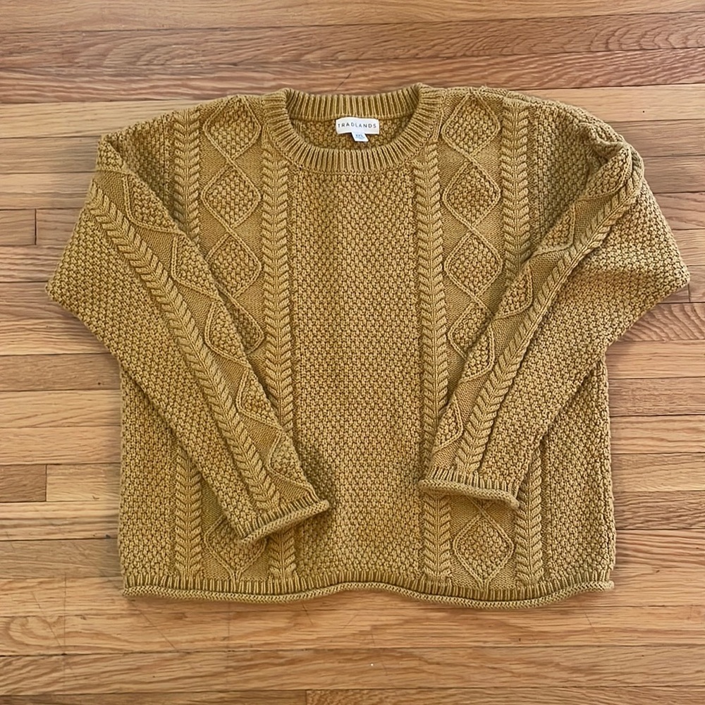 Tradlands Modern Fisherman’s Sweater in Cotton.  XXS.